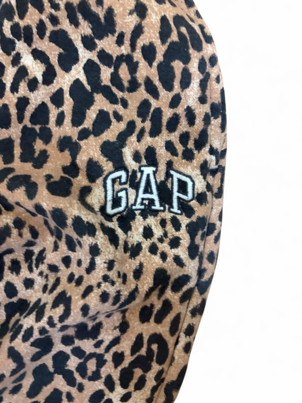 GAP Kids Leopard-Print Joggers - Brown & Black